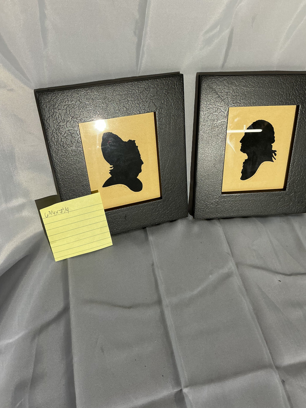 George and Martha Silhouettes by Wendy Shultz Wubbels