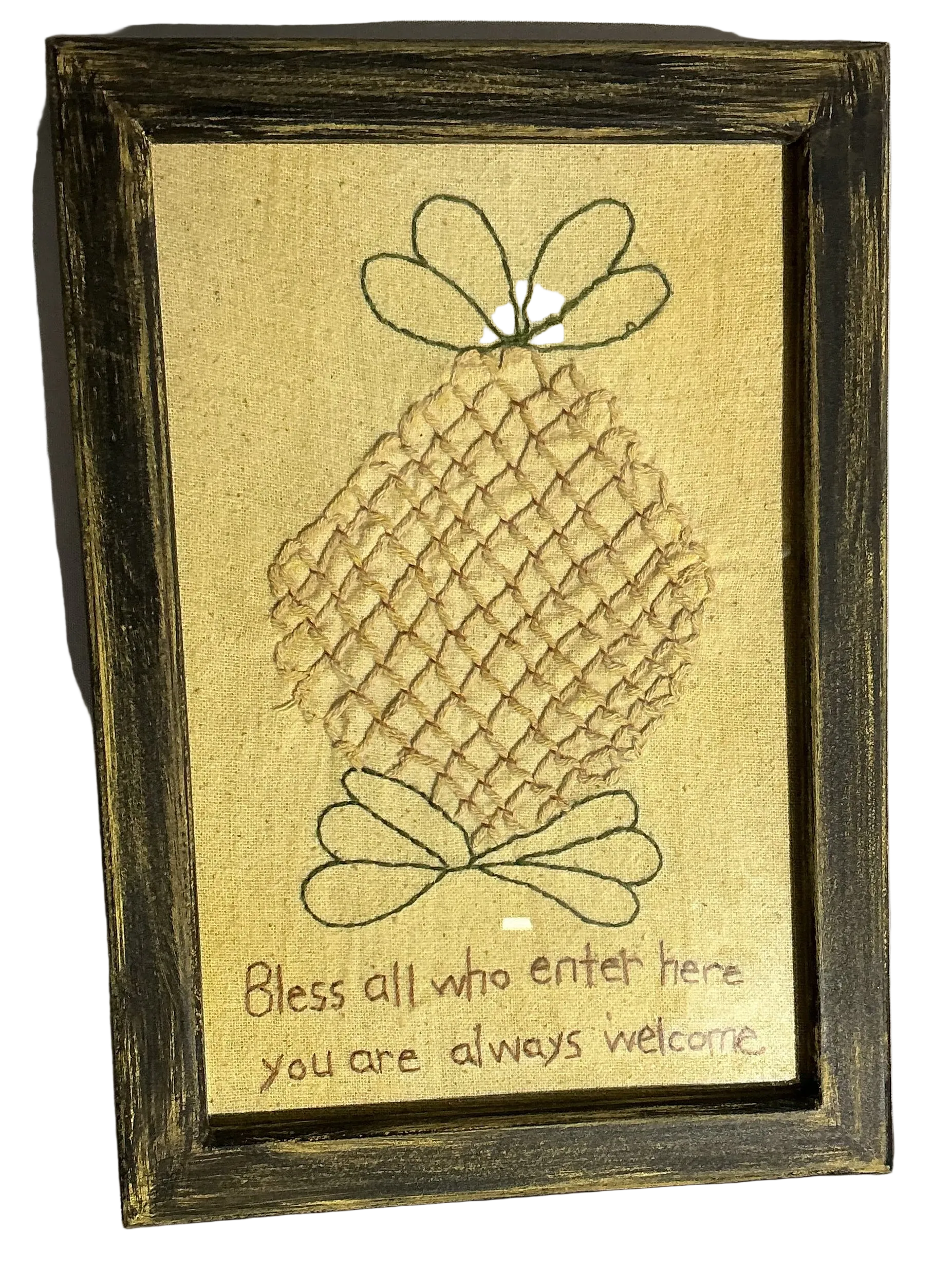 Pineapple stitching
