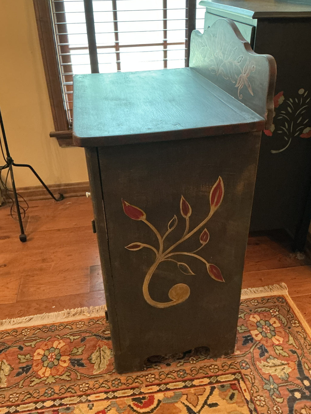 Kathy Graybill one drawer over one door cupboard. Ships white glove for $250