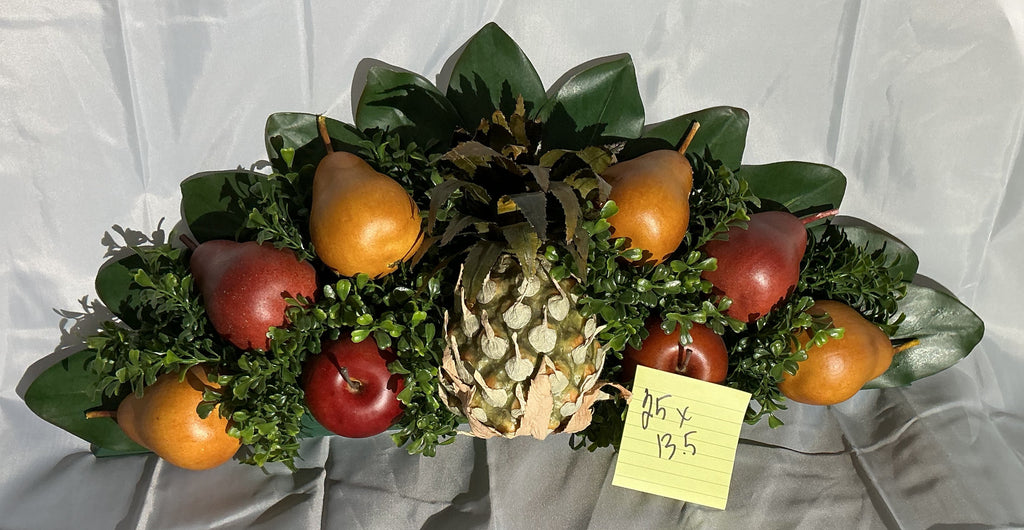 Colonial Williamsburg over the door fruit arrangement