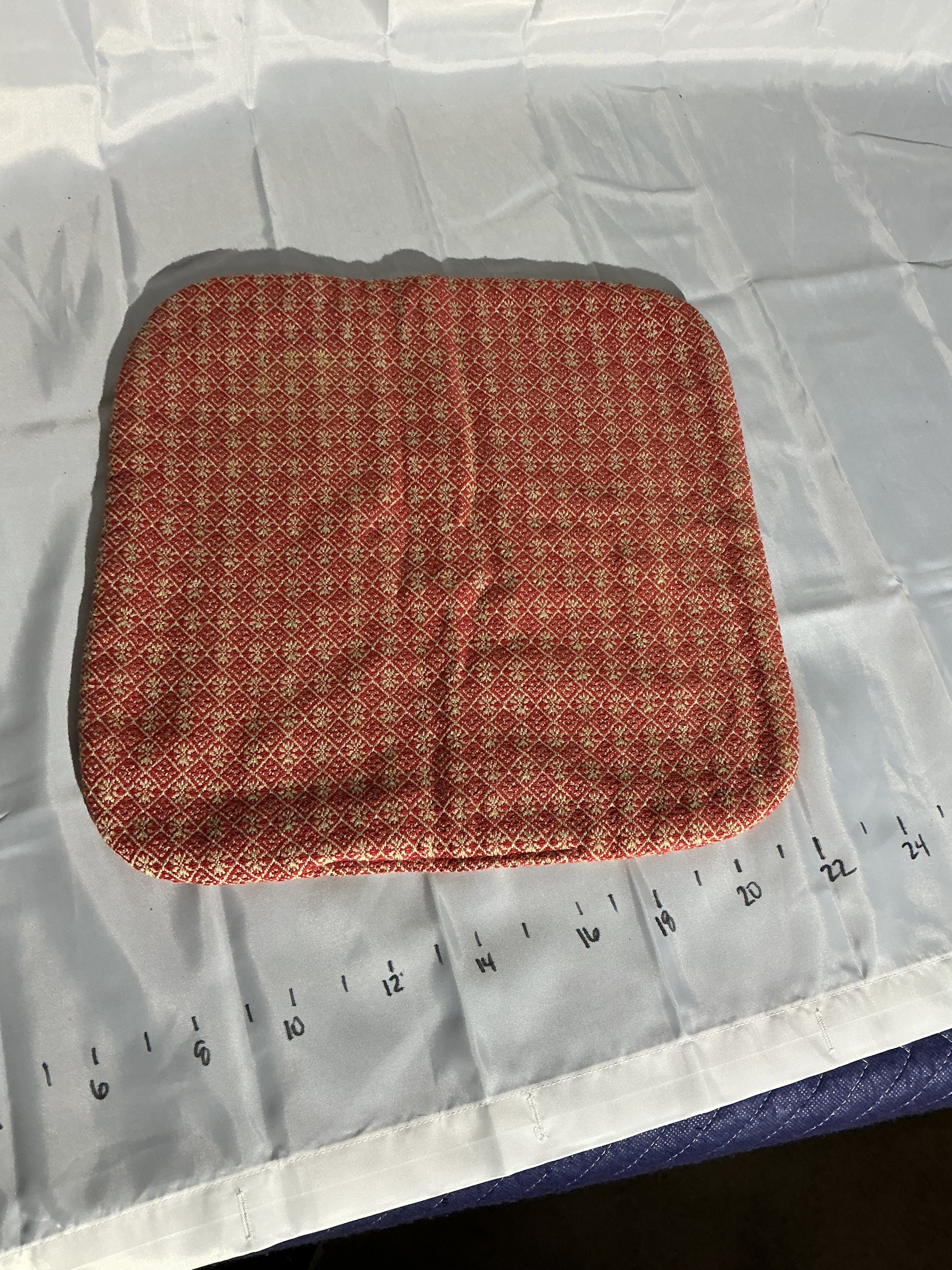 Chair pad believed to be by Family Heirloom Weaver