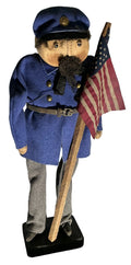 30” tall hand made Union Soldier doll