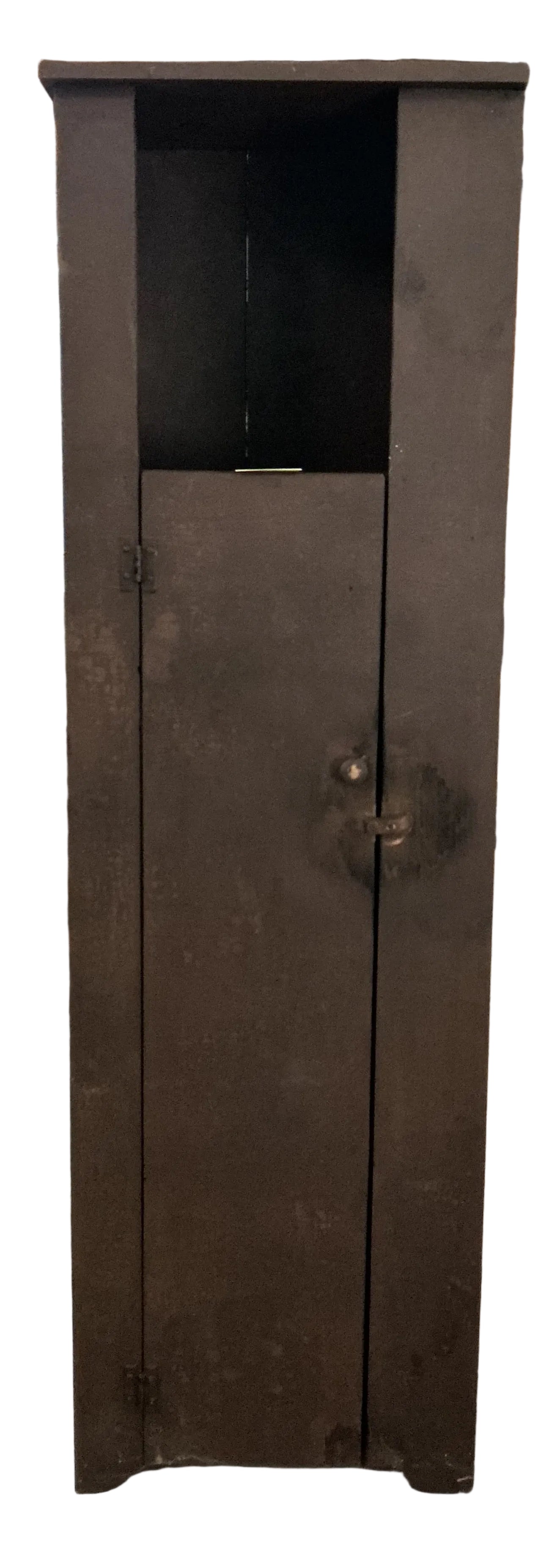 Pantry cupboard in tinderbox brown