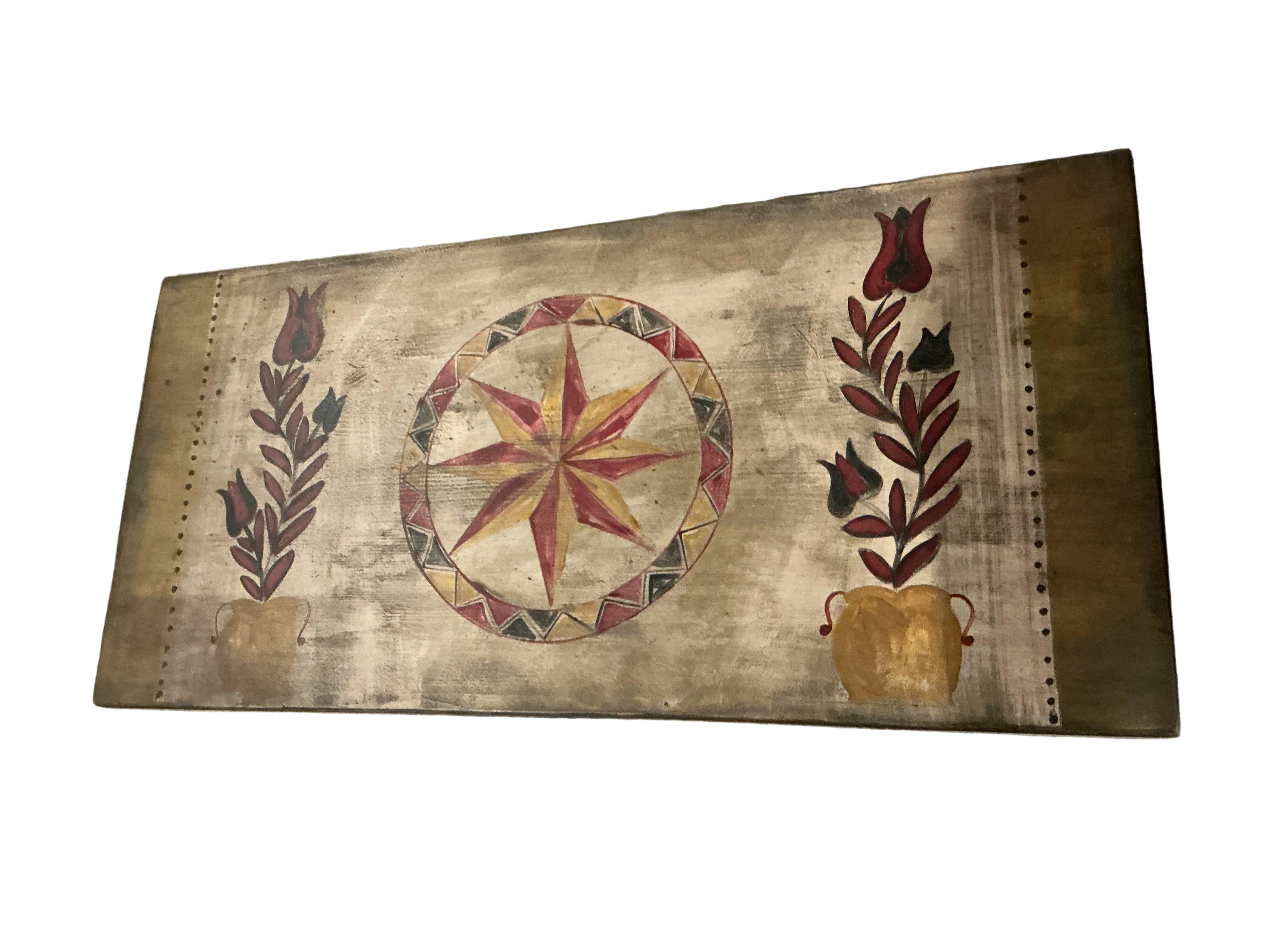 Hand painted trunk by Kathy Graybill