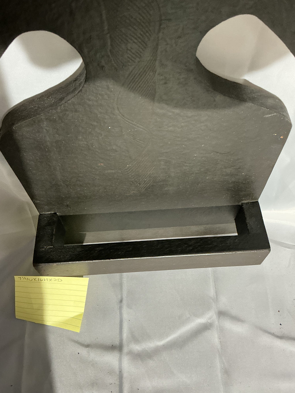 Hand grained towel holder