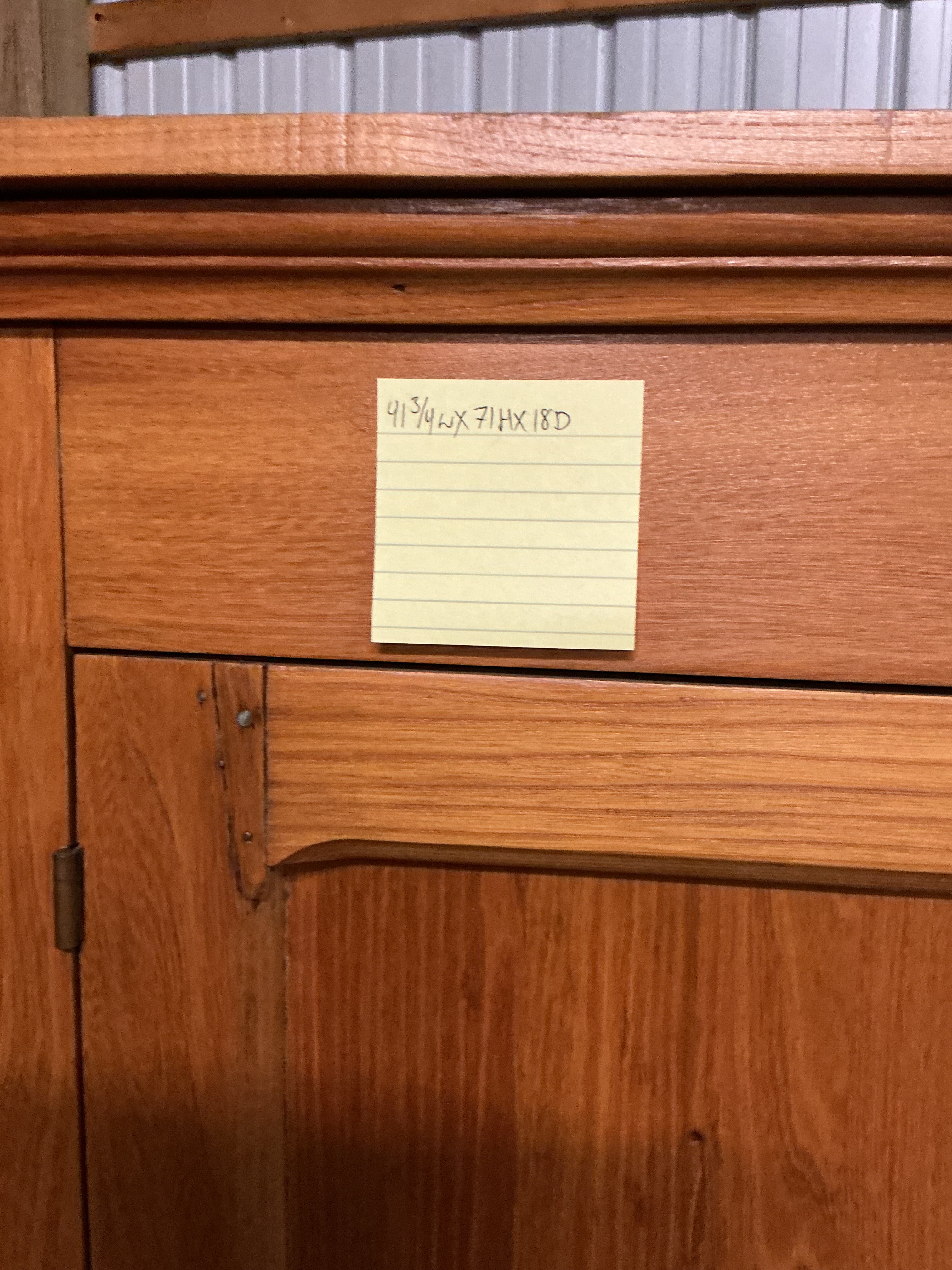 Four door/2 drawer cupboard