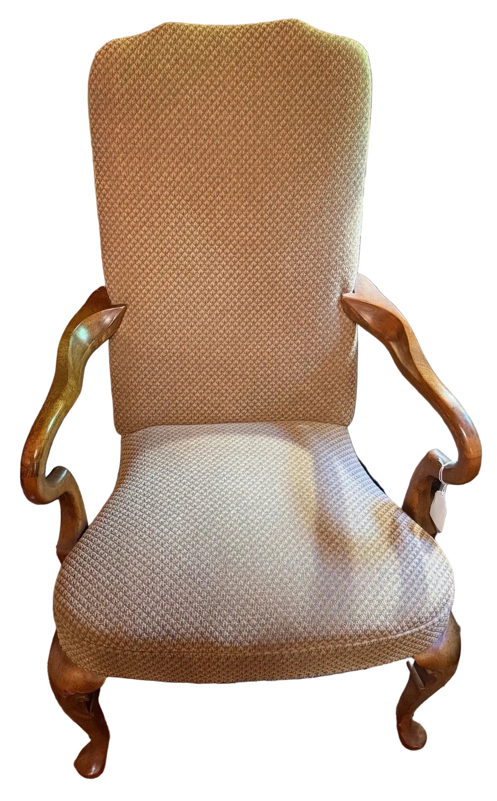 Gooseneck arm chair