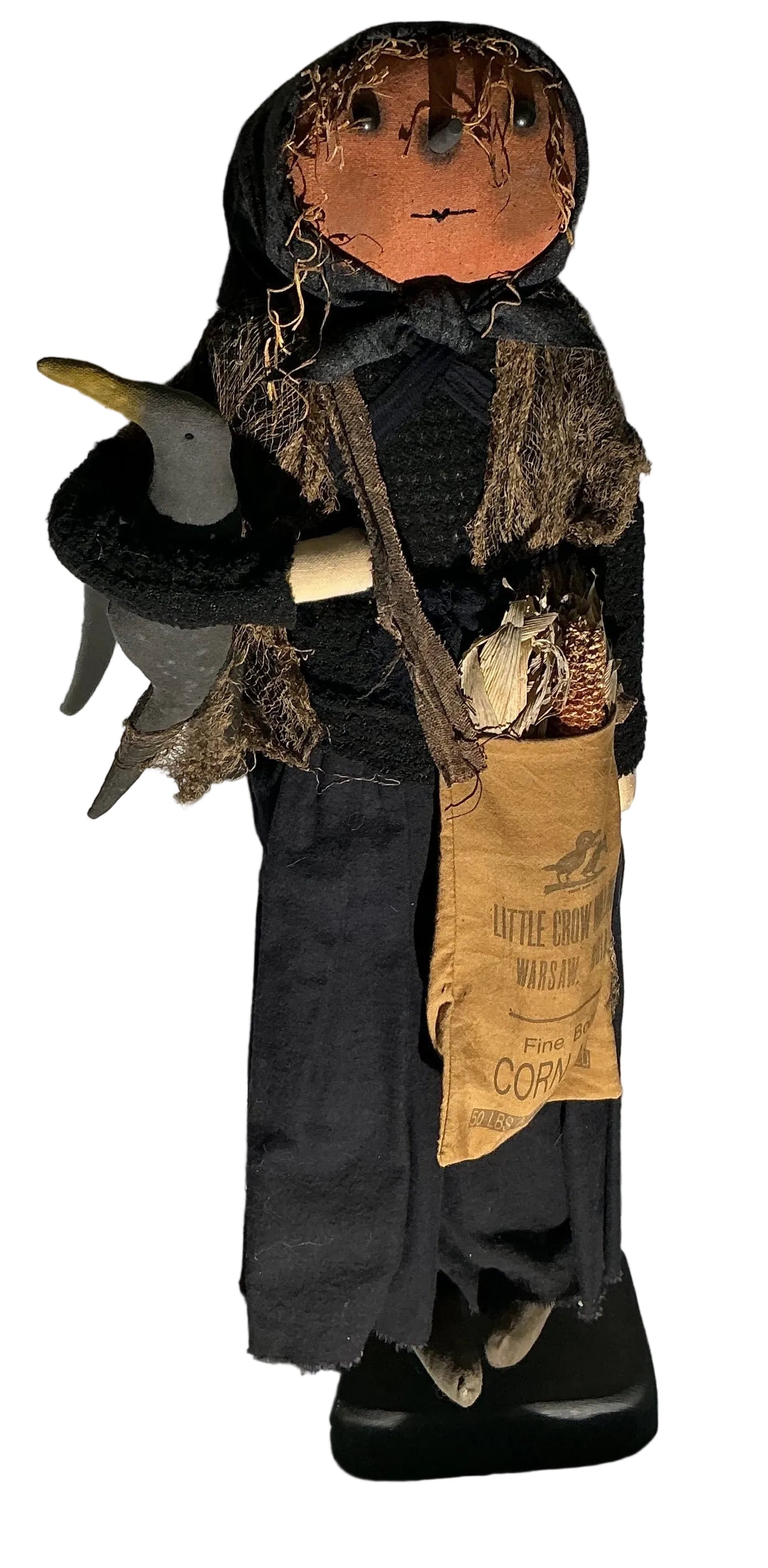 27” tall hand made Halloween lady
