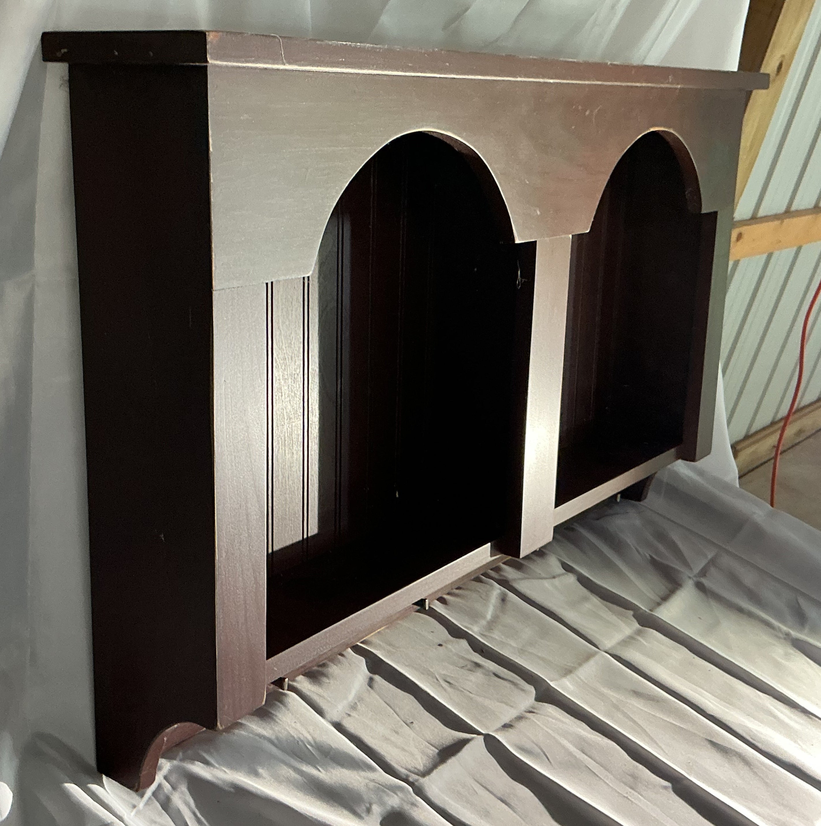 Red wall shelf. Ships for $75