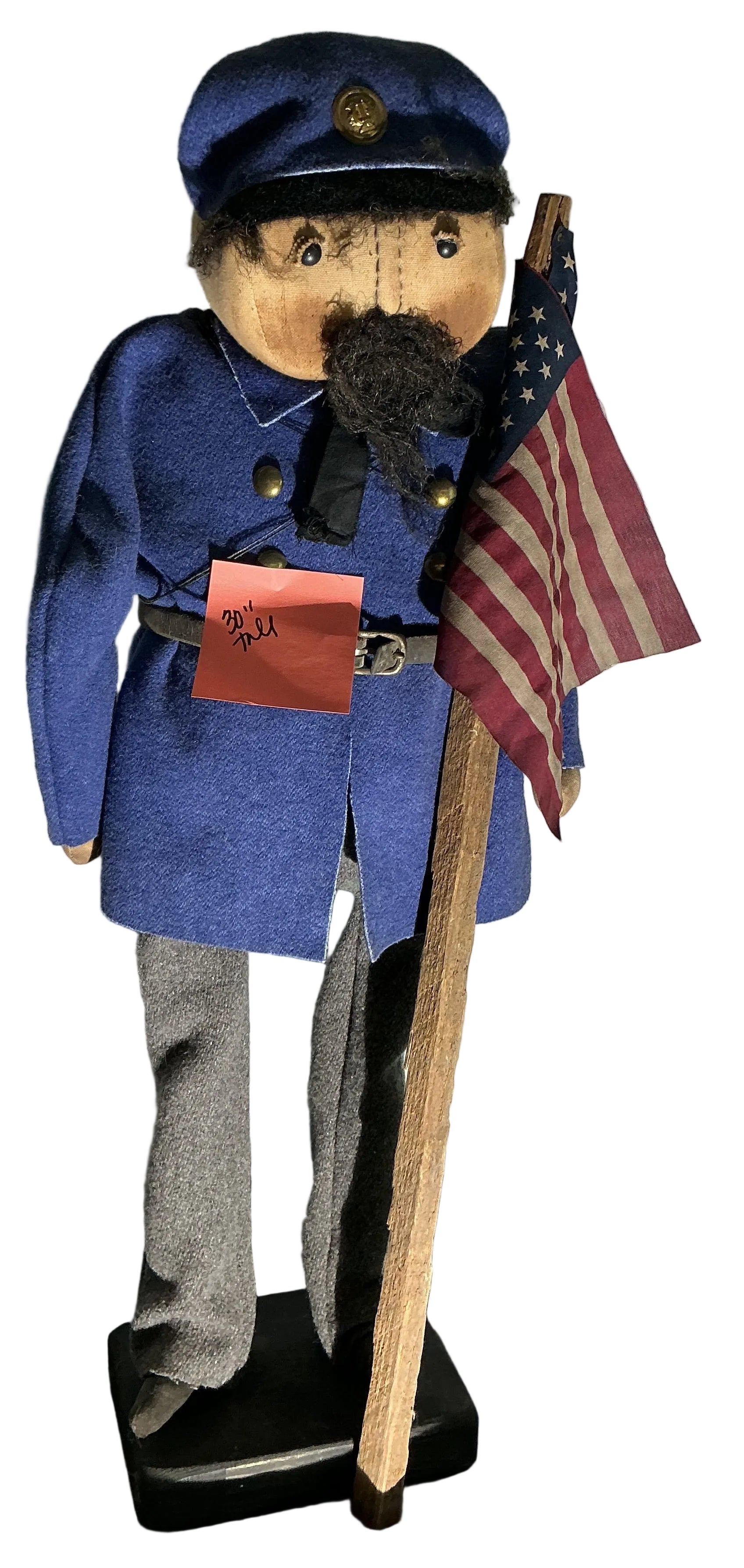 30” tall hand made Union Soldier doll