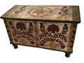 Hand painted trunk by Kathy Graybill