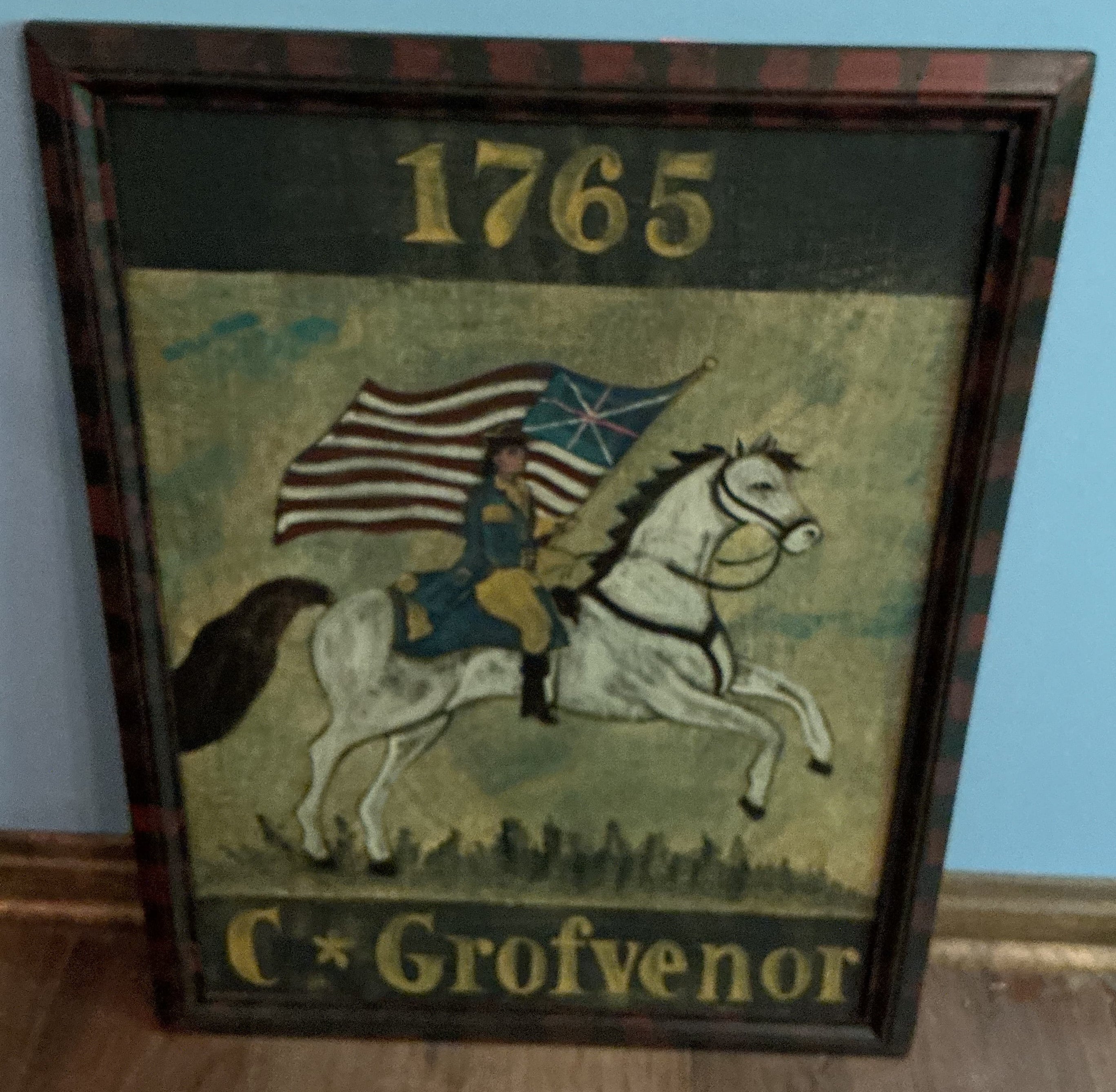 C Grofvenor tavern sign by Kathy Graybill