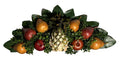 Colonial Williamsburg over the door fruit arrangement