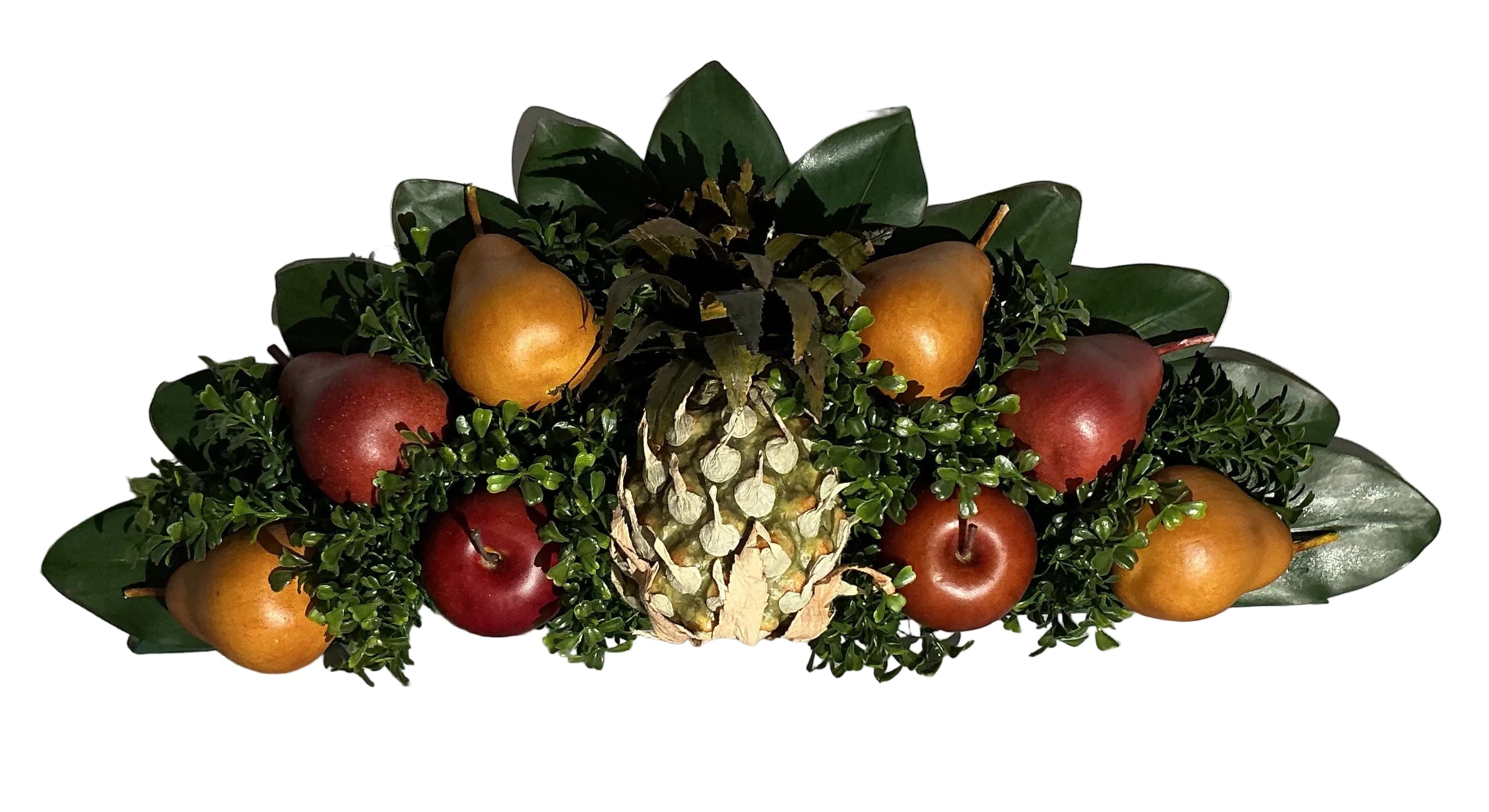 Colonial Williamsburg over the door fruit arrangement