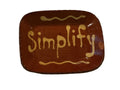 5” x 3.5” Redware plate by Turtlecreek Pottery
