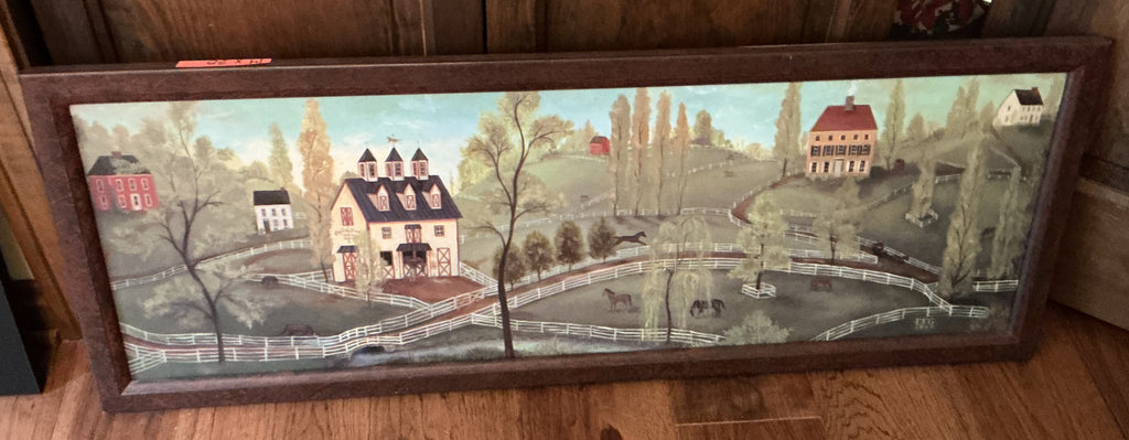 Folk art print