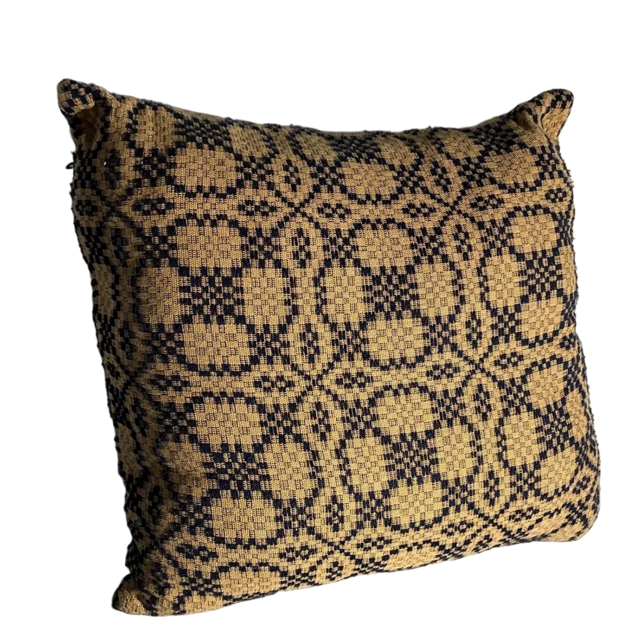 14x13 Pillow. Believed to be by Family Heirloom Weavers