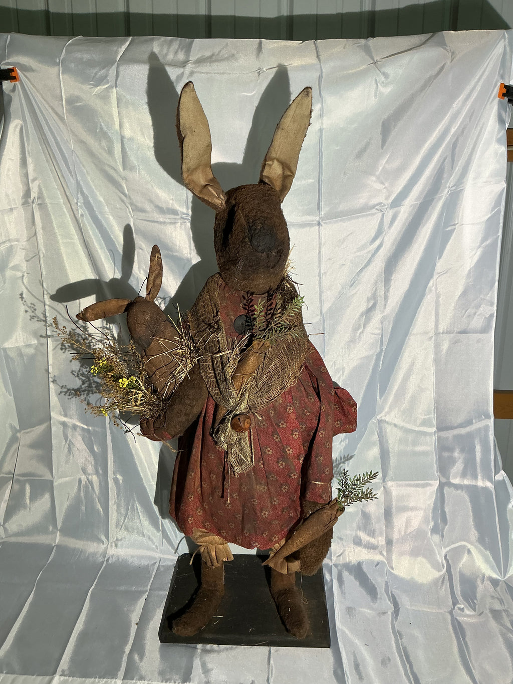 36” tall hand made bunny
