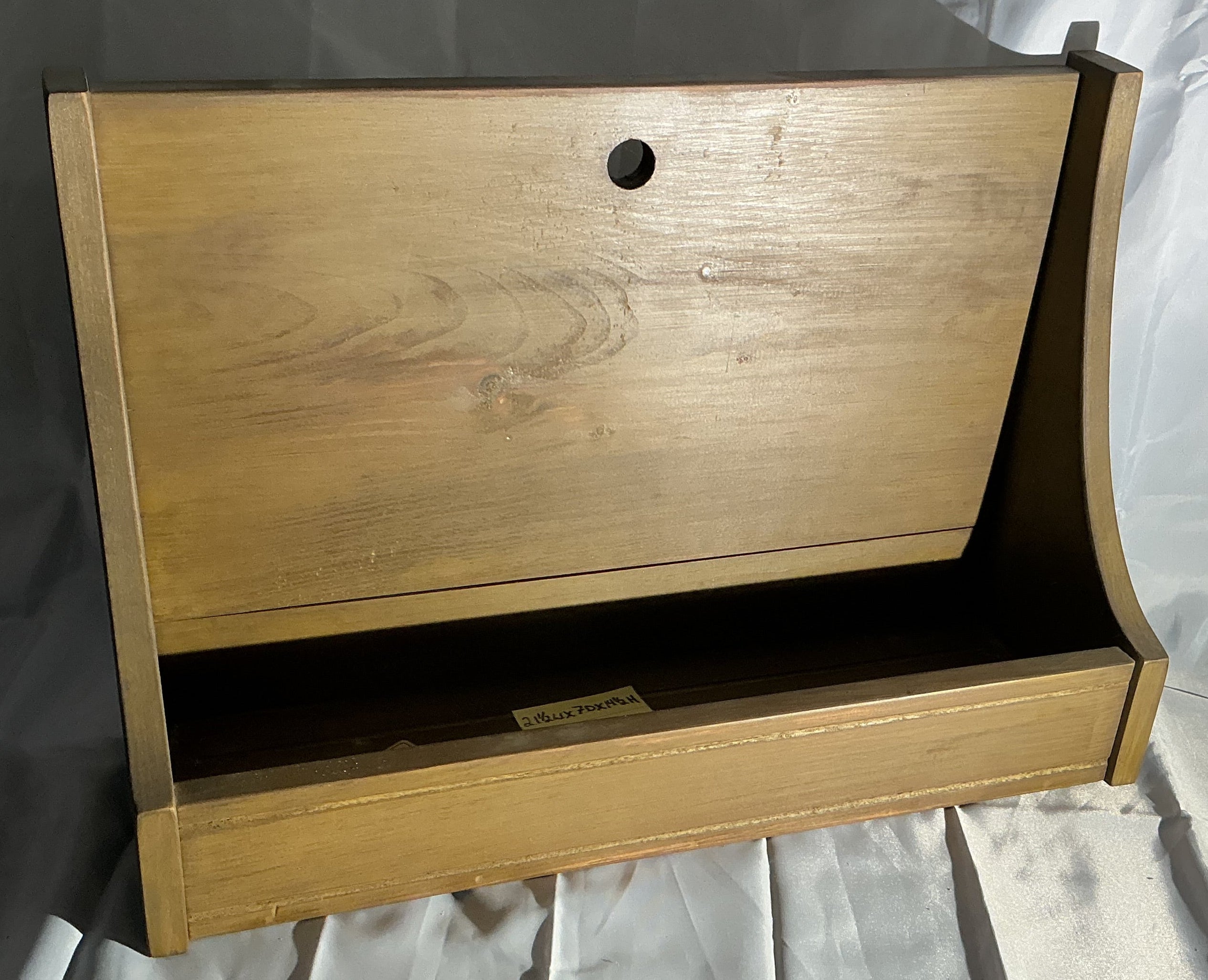Tan/mustard wall box
