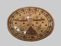 16” x 13” Redware plate by Christopher Woods of Turtlecreek Potters