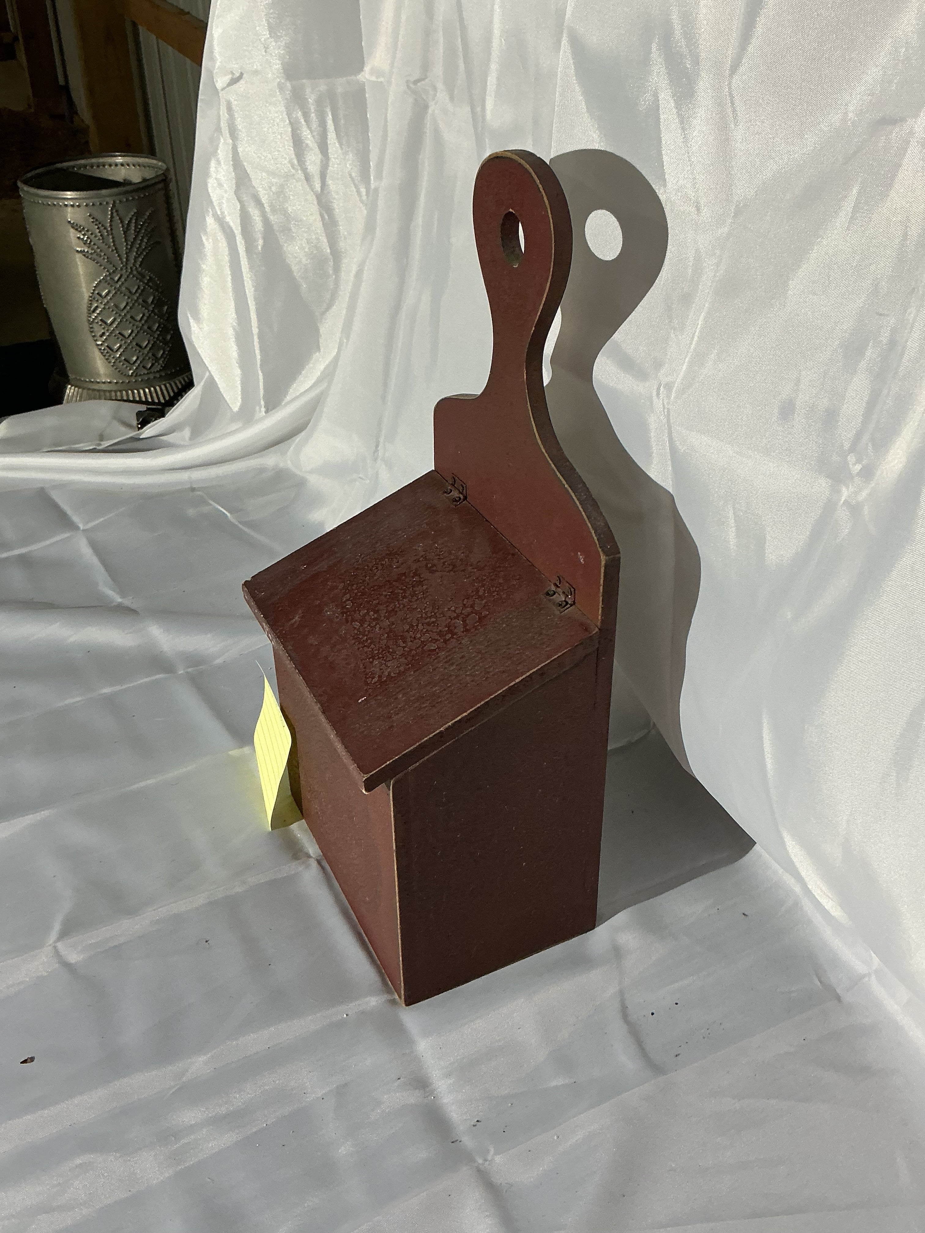 Hand grained wall/sugar box