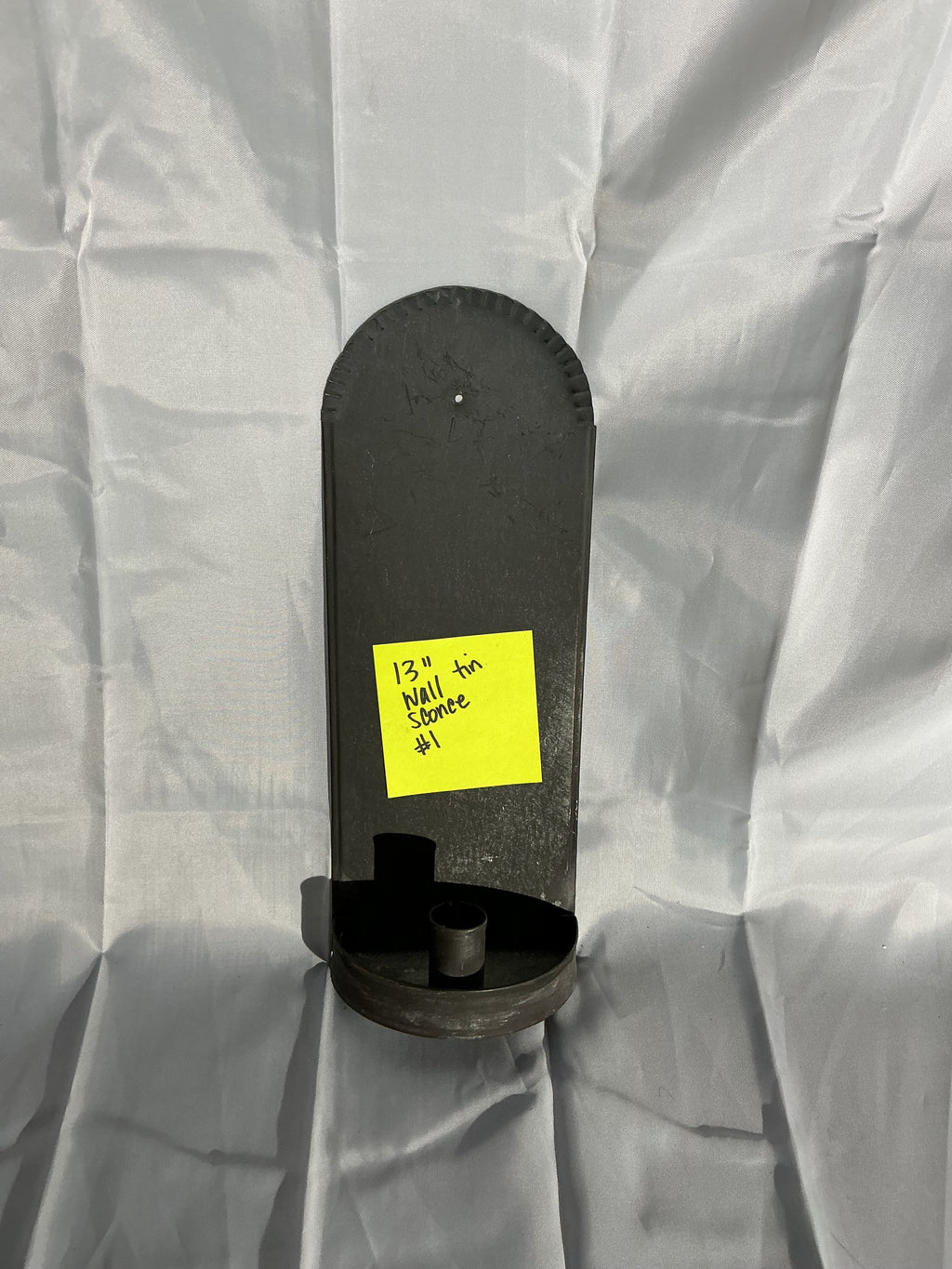 Tin sconce