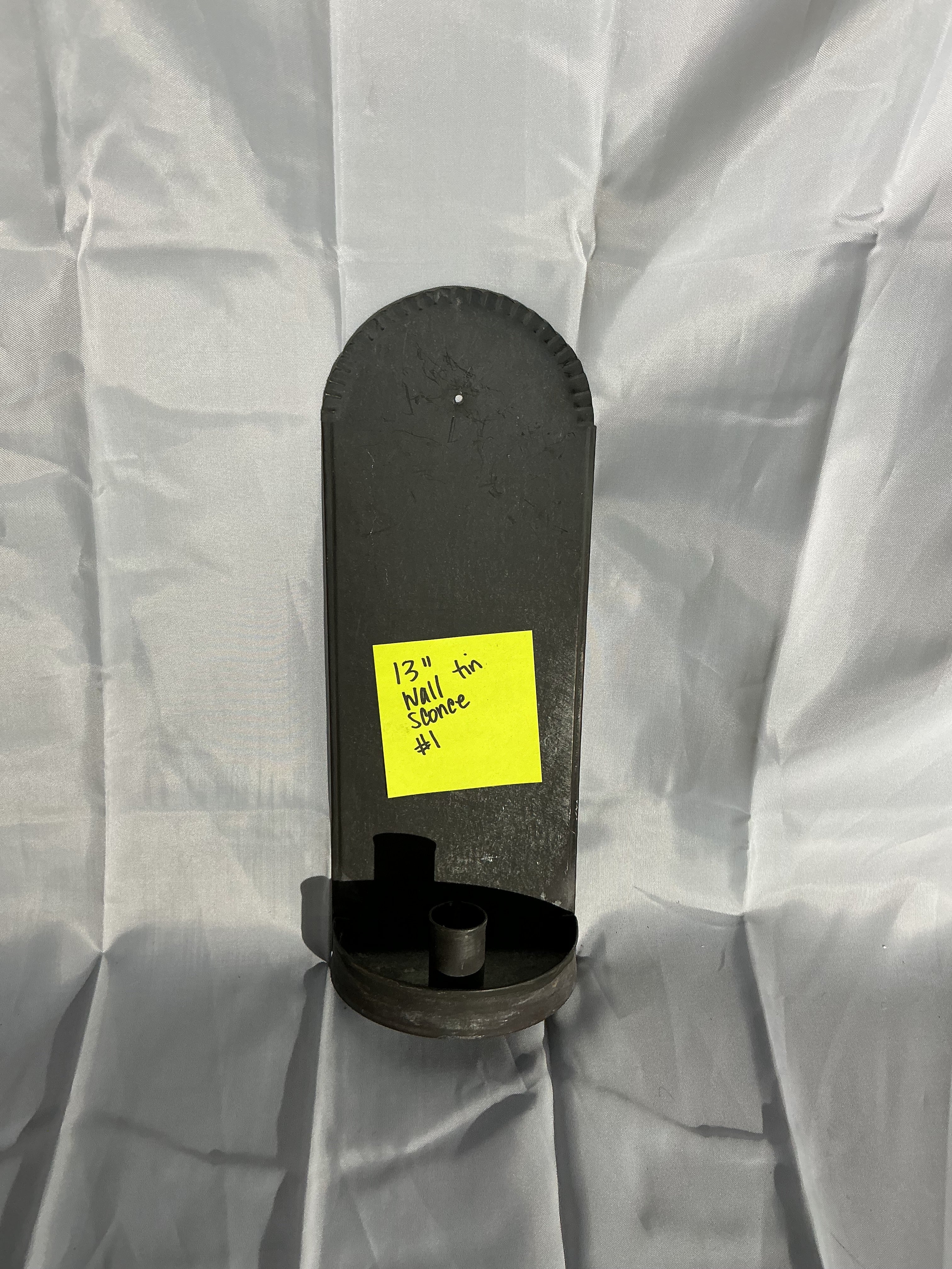 Tin sconce