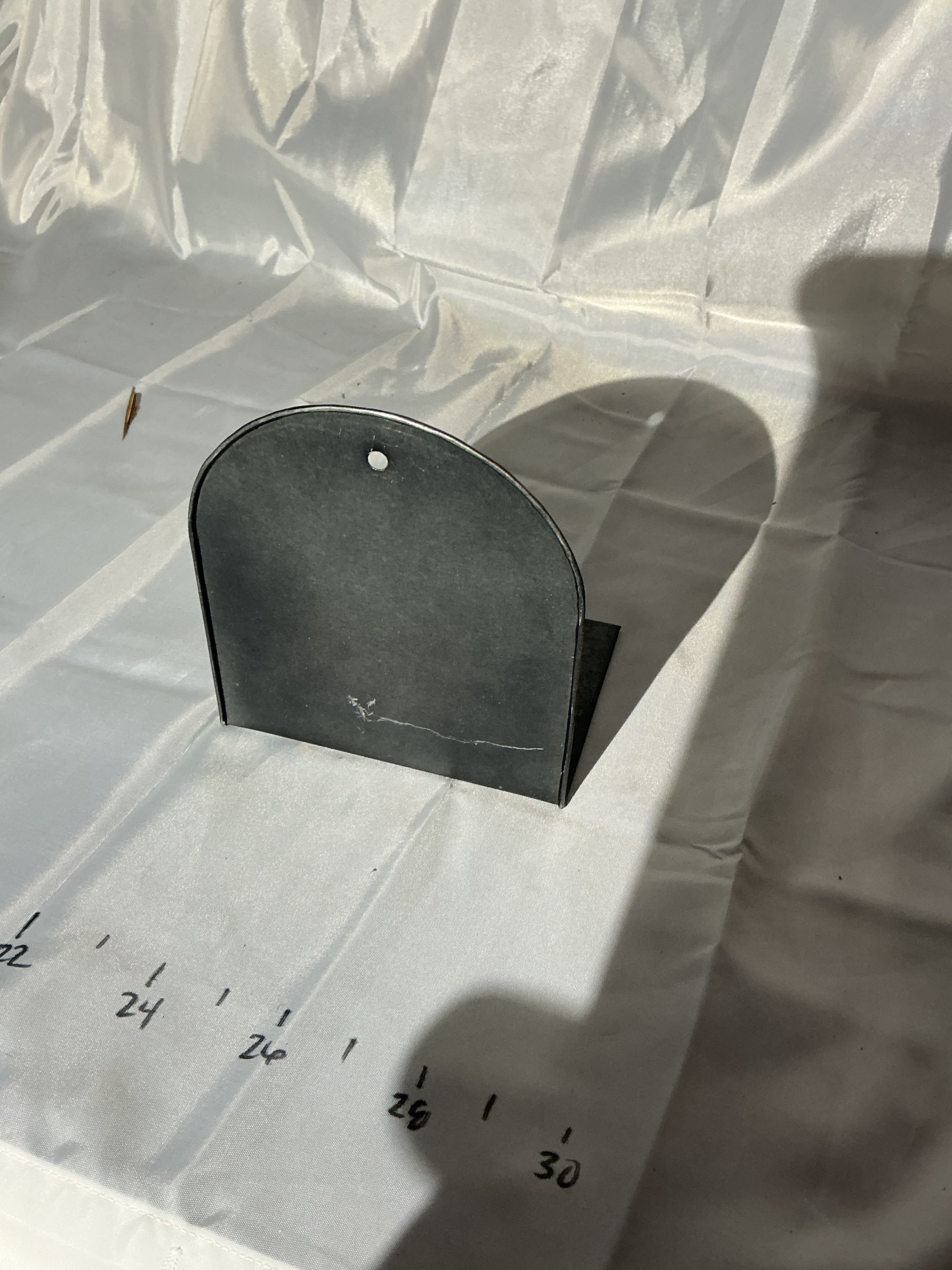 Tin sconce