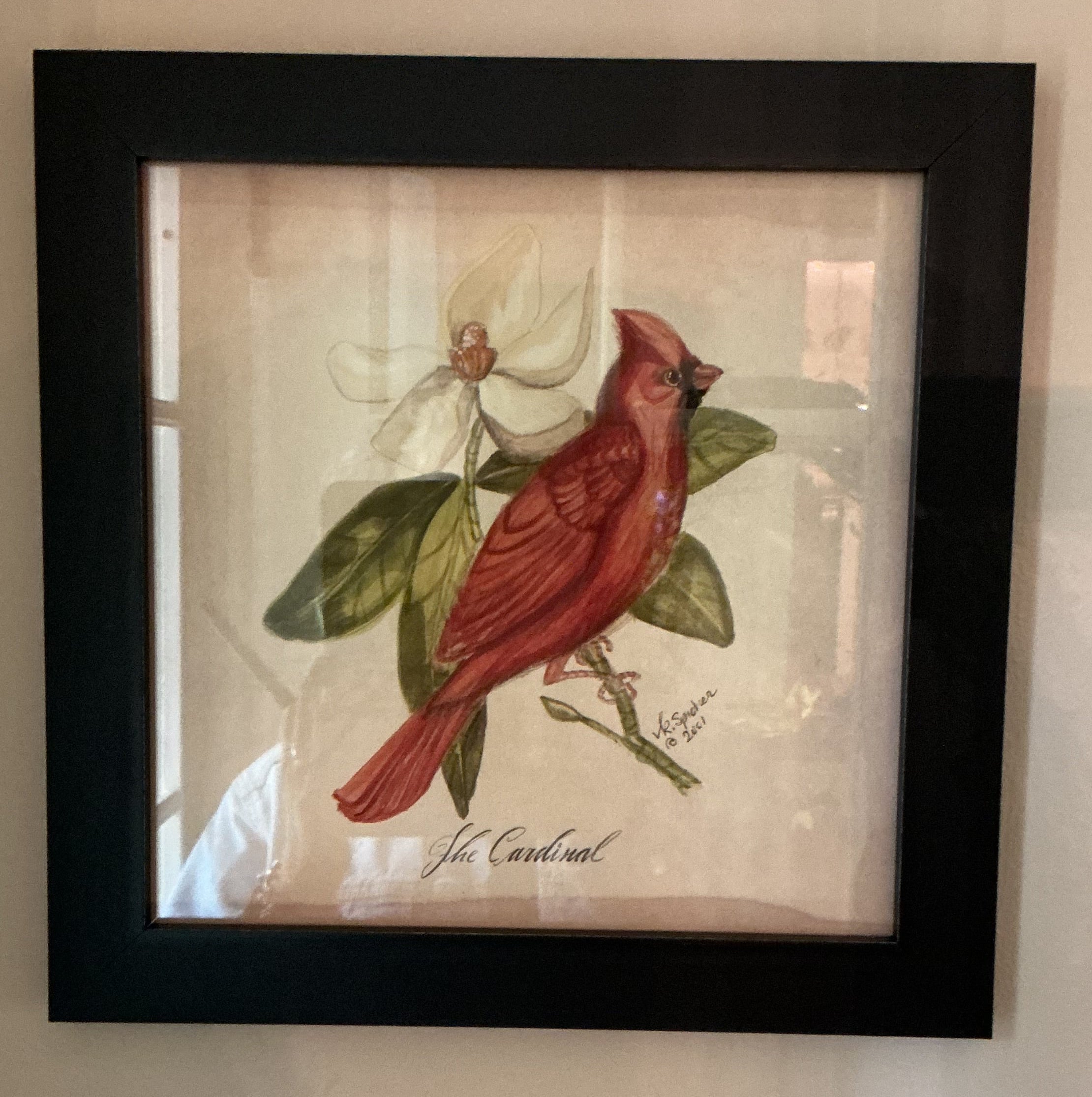 Cardinal print by Kolene Spicher