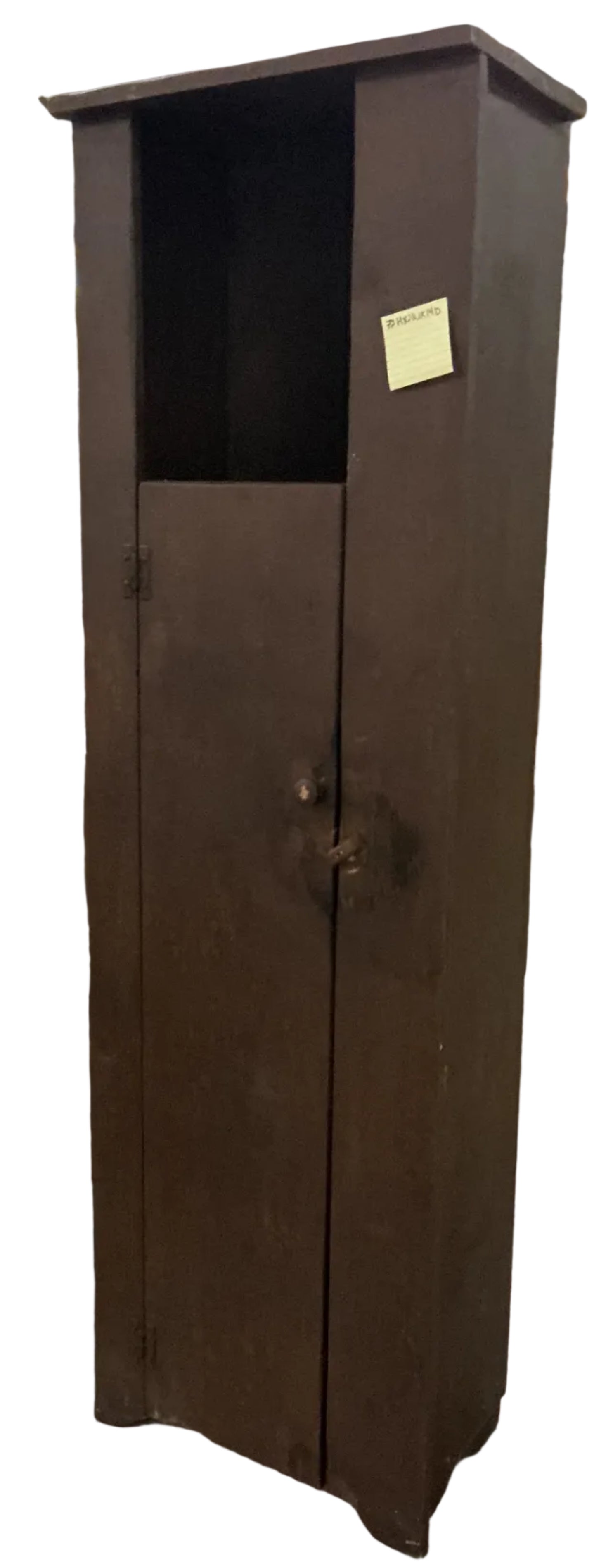 Pantry cupboard in tinderbox brown