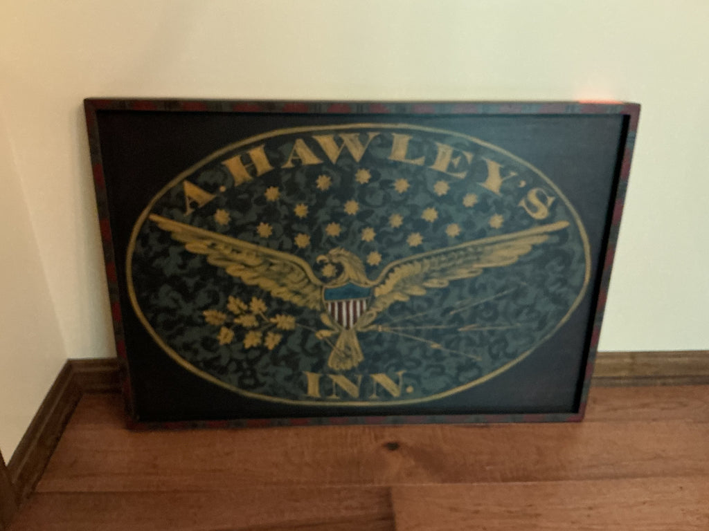 A Hawley tavern sign by Kathy Graybill