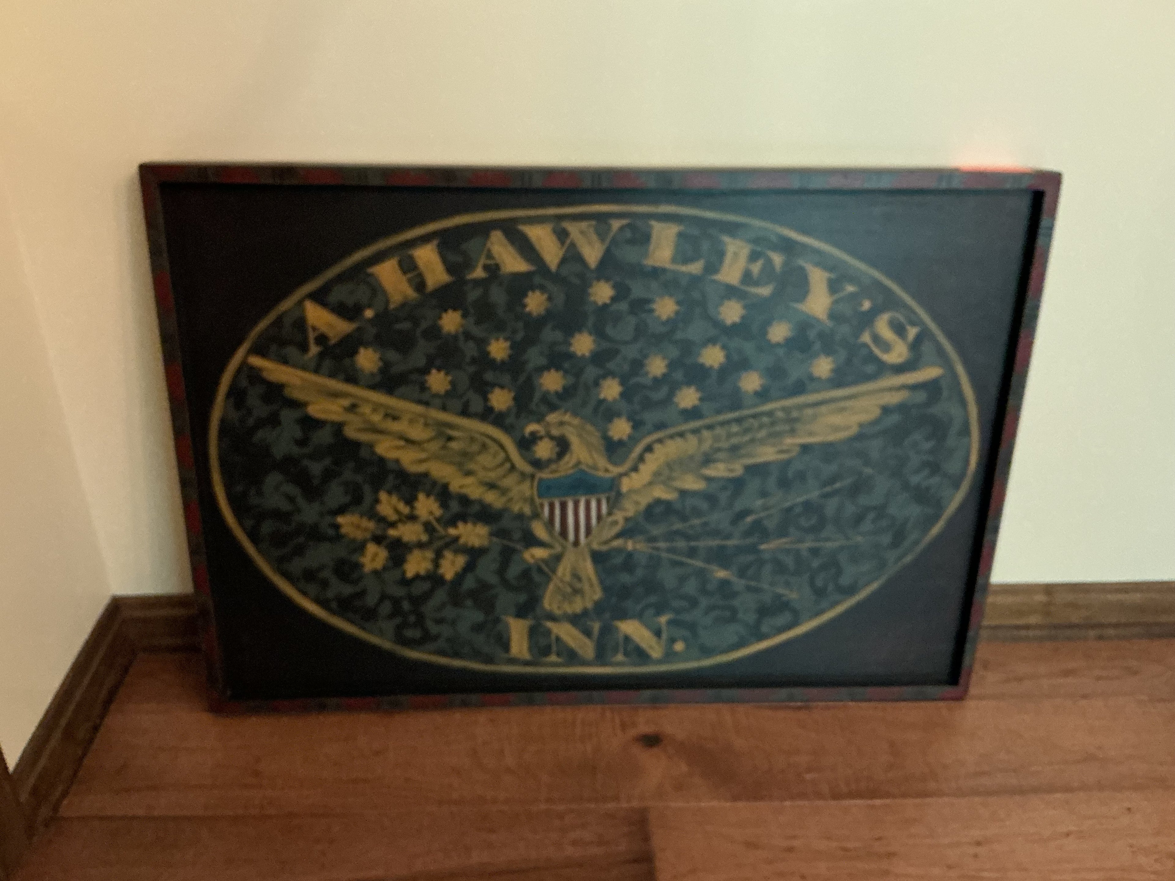 A Hawley tavern sign by Kathy Graybill
