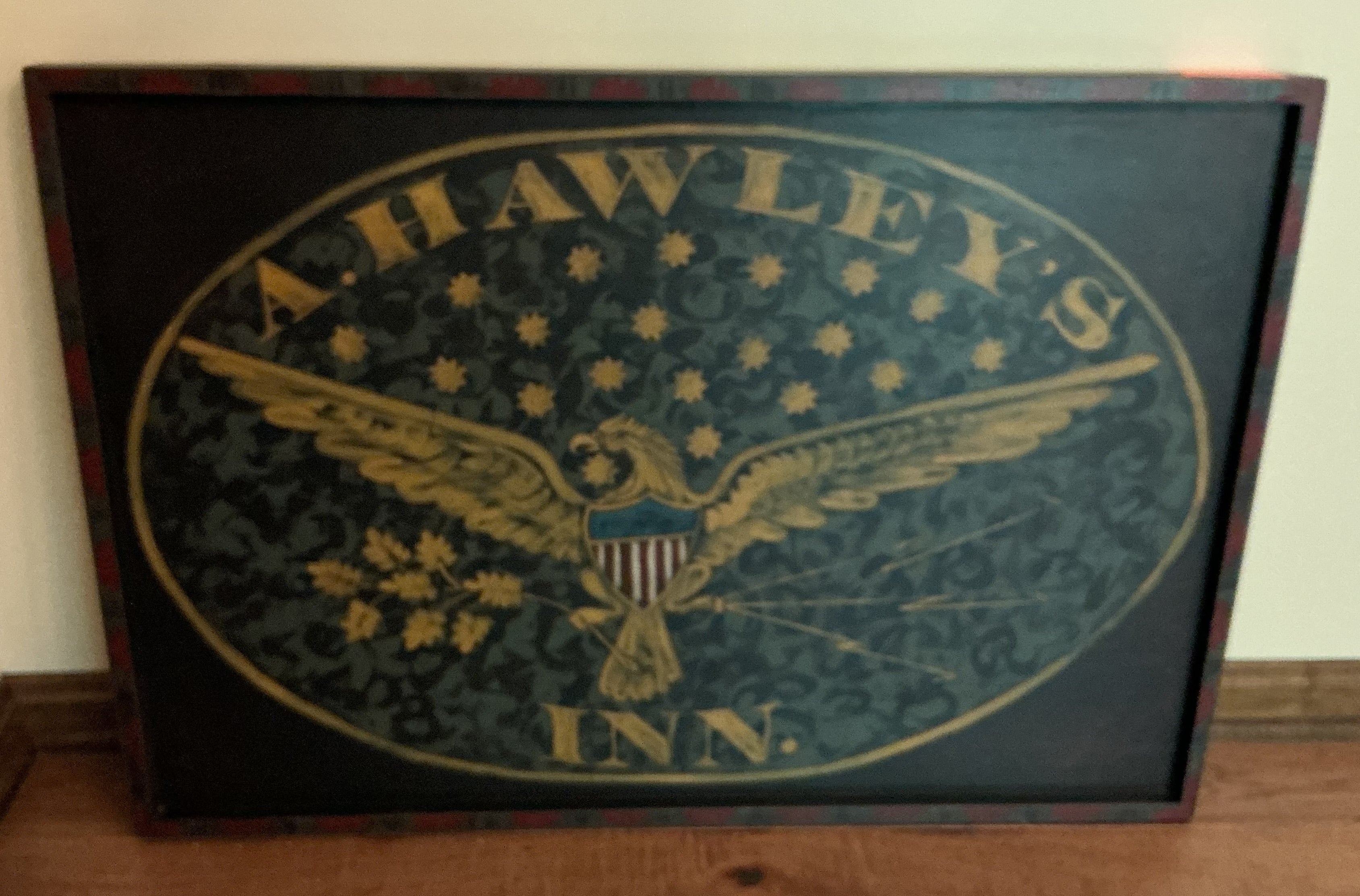 A Hawley tavern sign by Kathy Graybill
