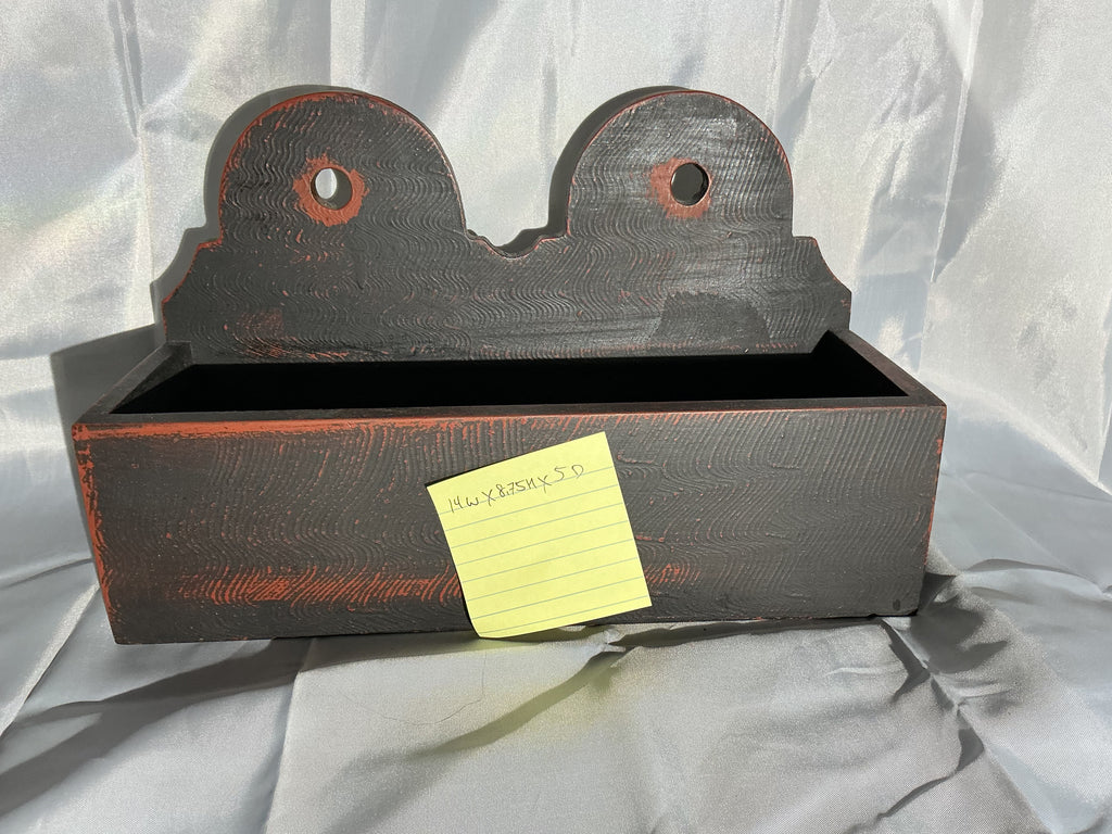 Hand grained wall box