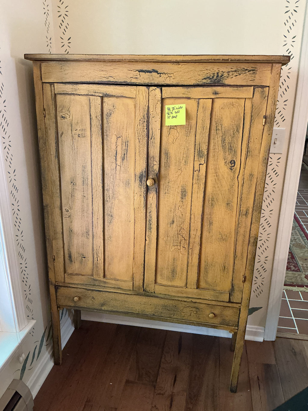 Mustard cupboard