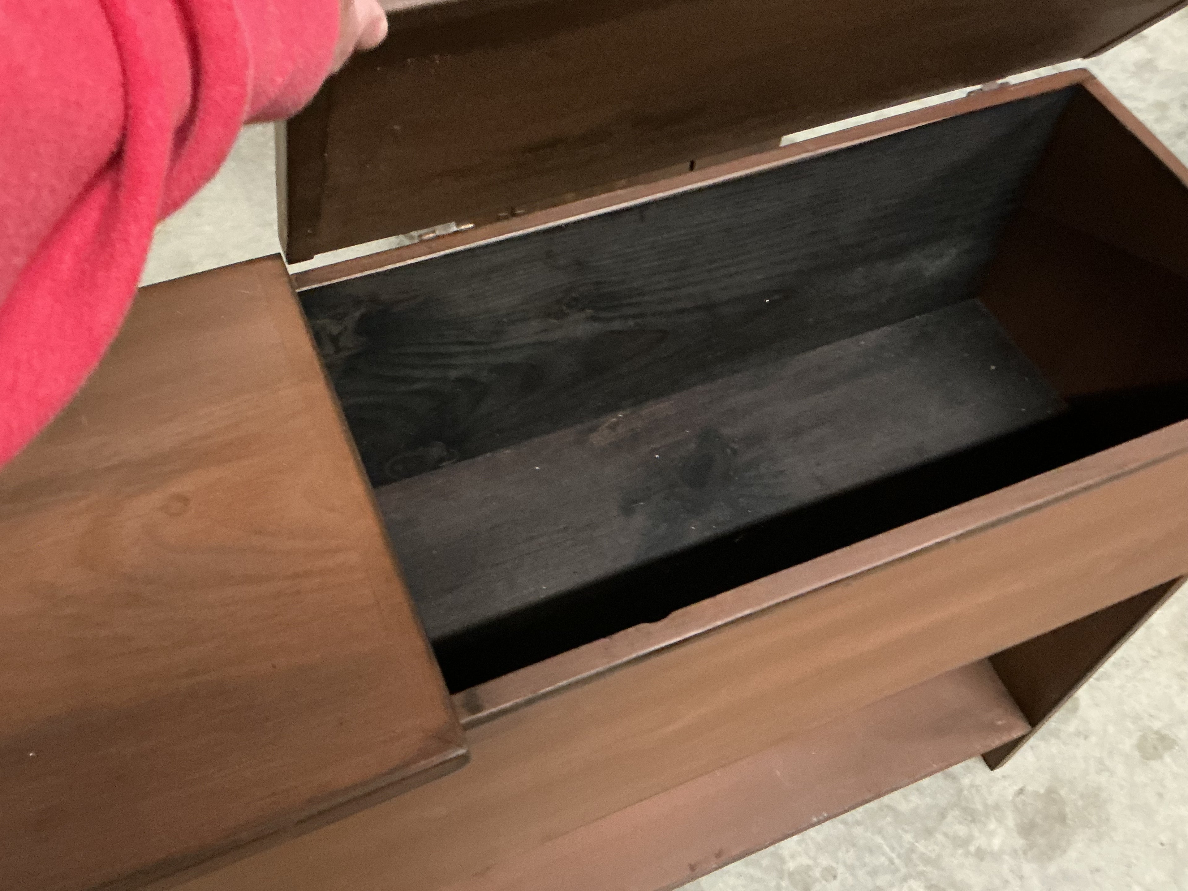 Double lidded bin/bench