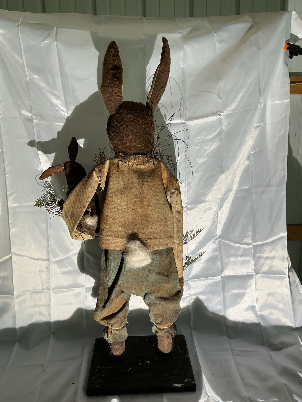 36” tall hand made bunny
