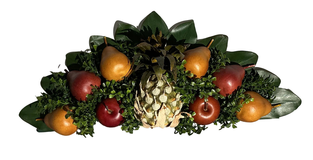 Colonial Williamsburg over the door fruit arrangement