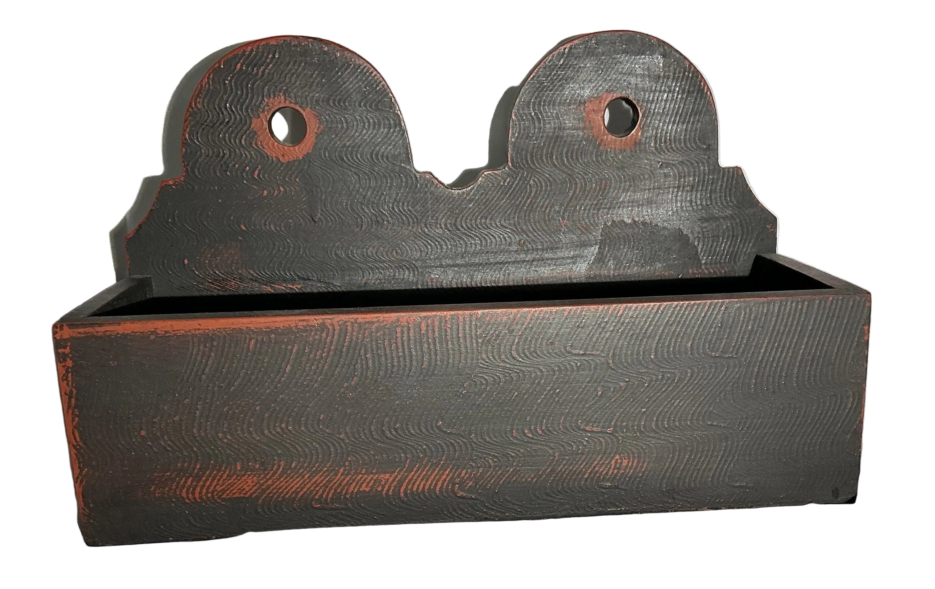 Hand grained wall box
