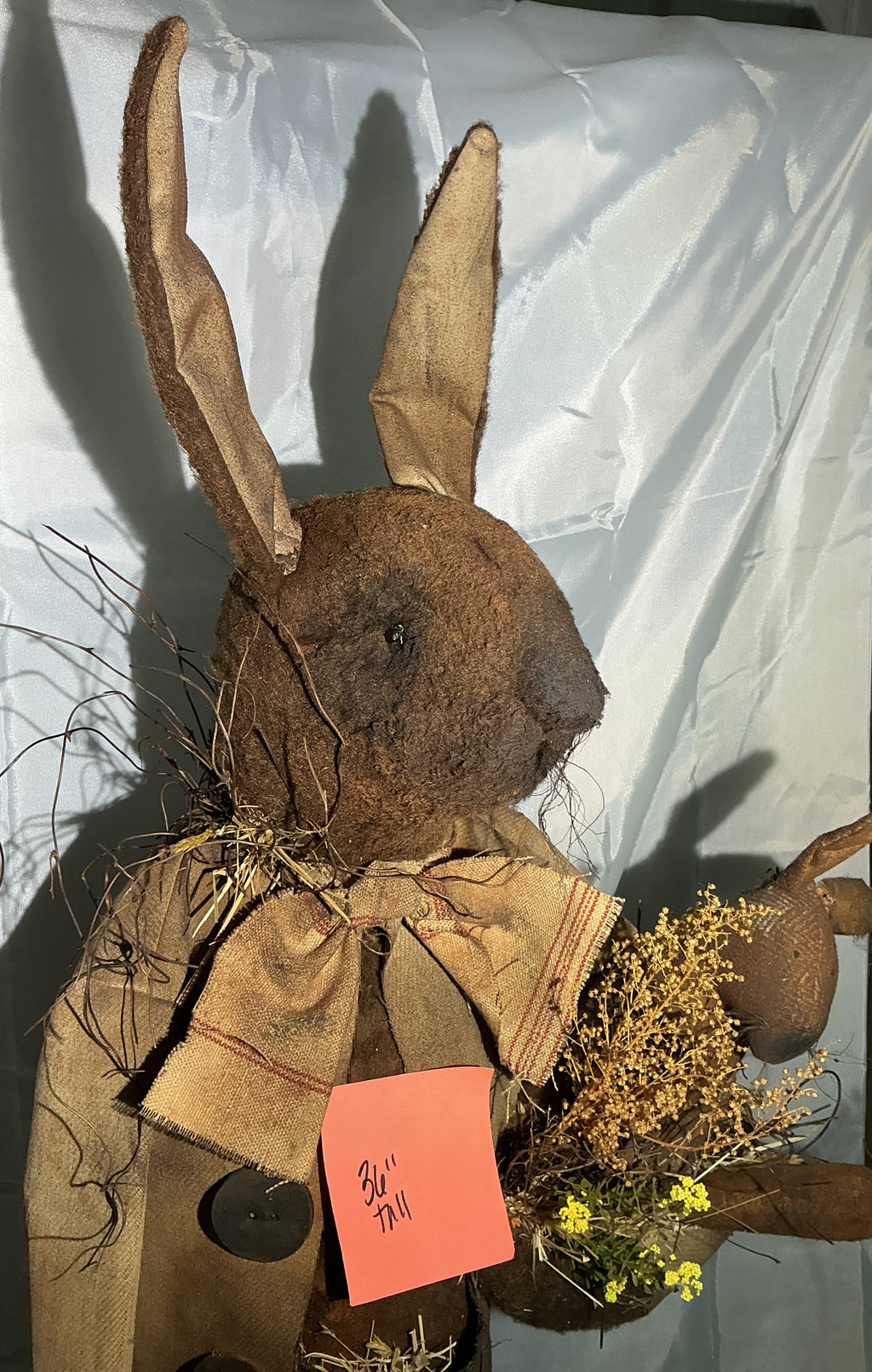 36” tall hand made bunny