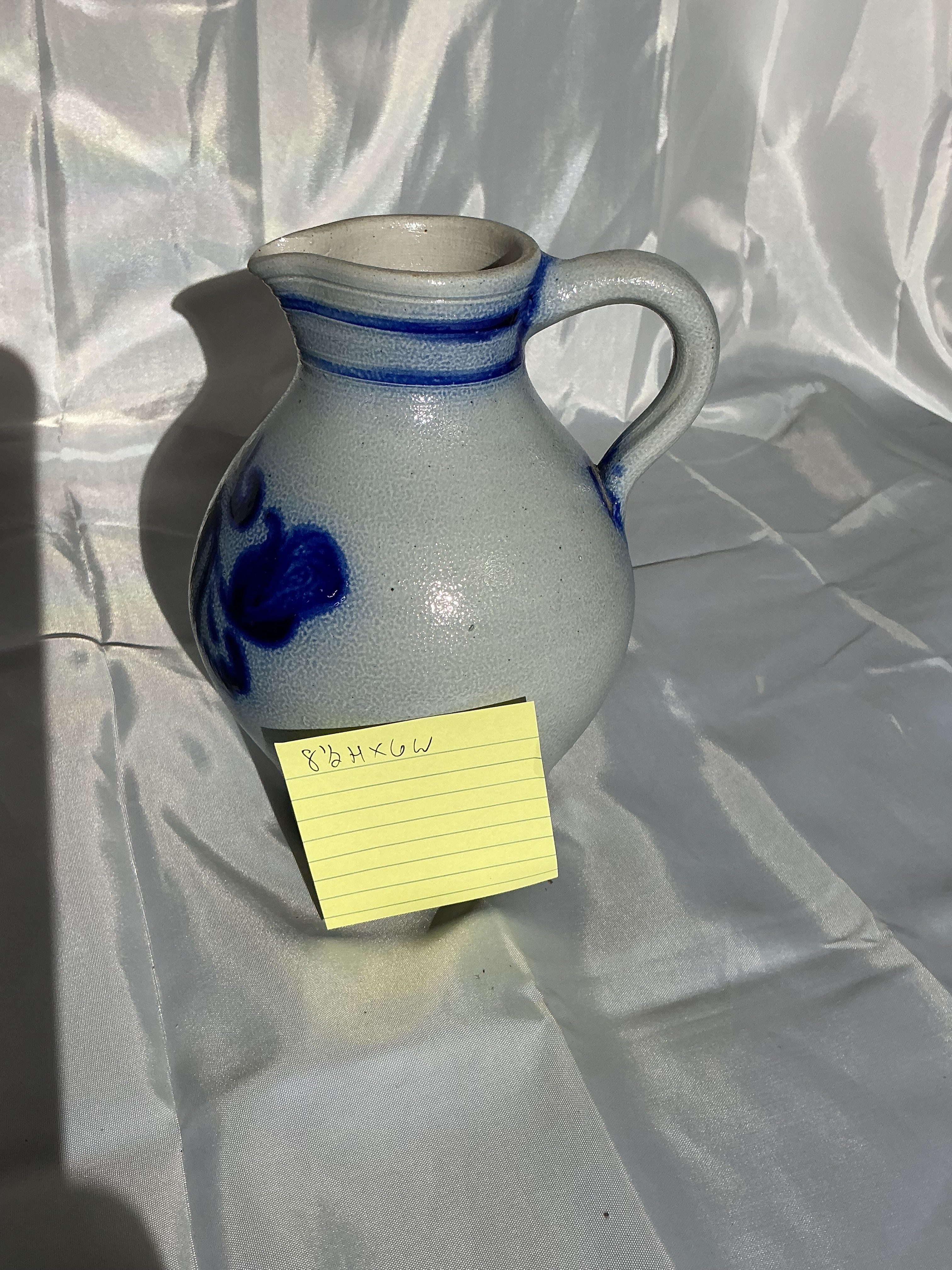German salt glazed pitcher