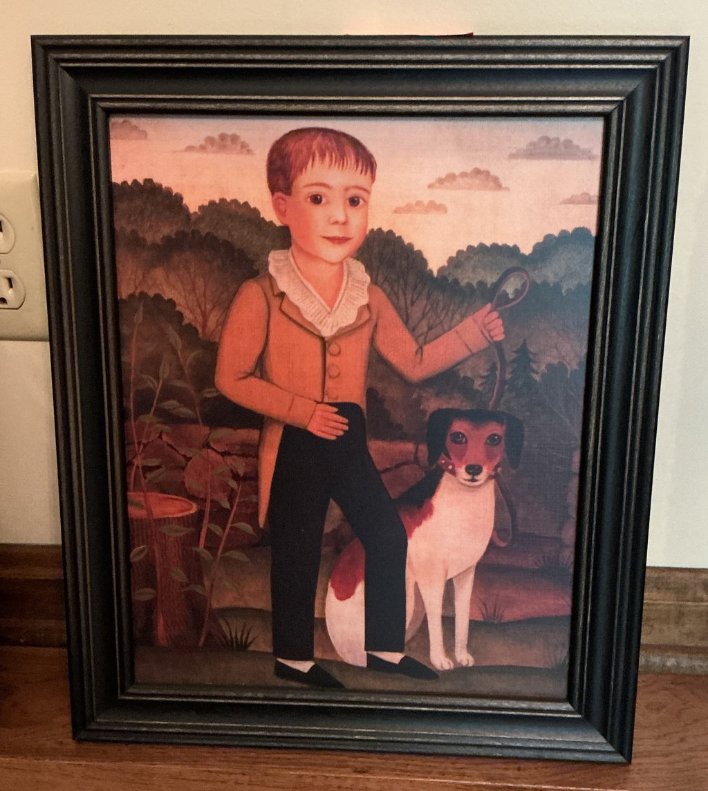 Boy with dog
