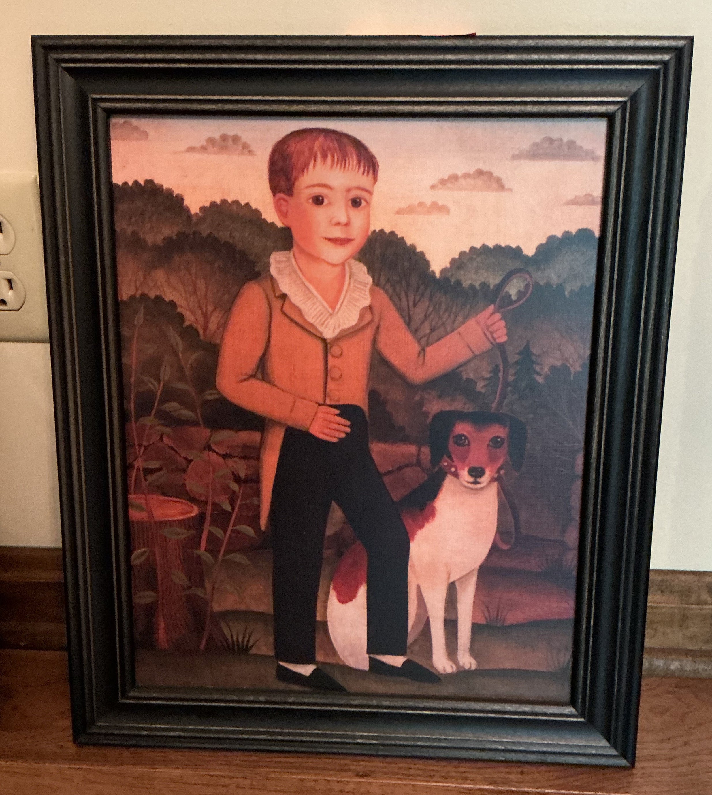 Boy with dog