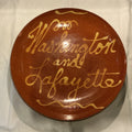 12.5” Redware plate by Turtlecreek Potters