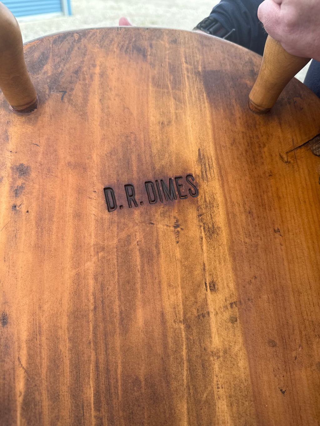 Six D.R. Dimes Windsor Chairs