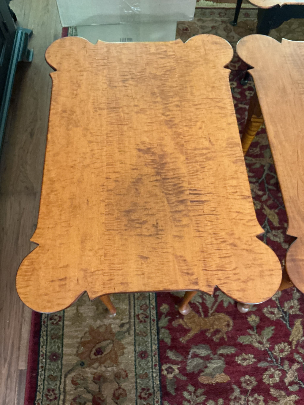 2 original JL Treharn porringer side tables. Price is for the pair