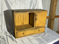 Mustard wall cupboard/plate cupboard