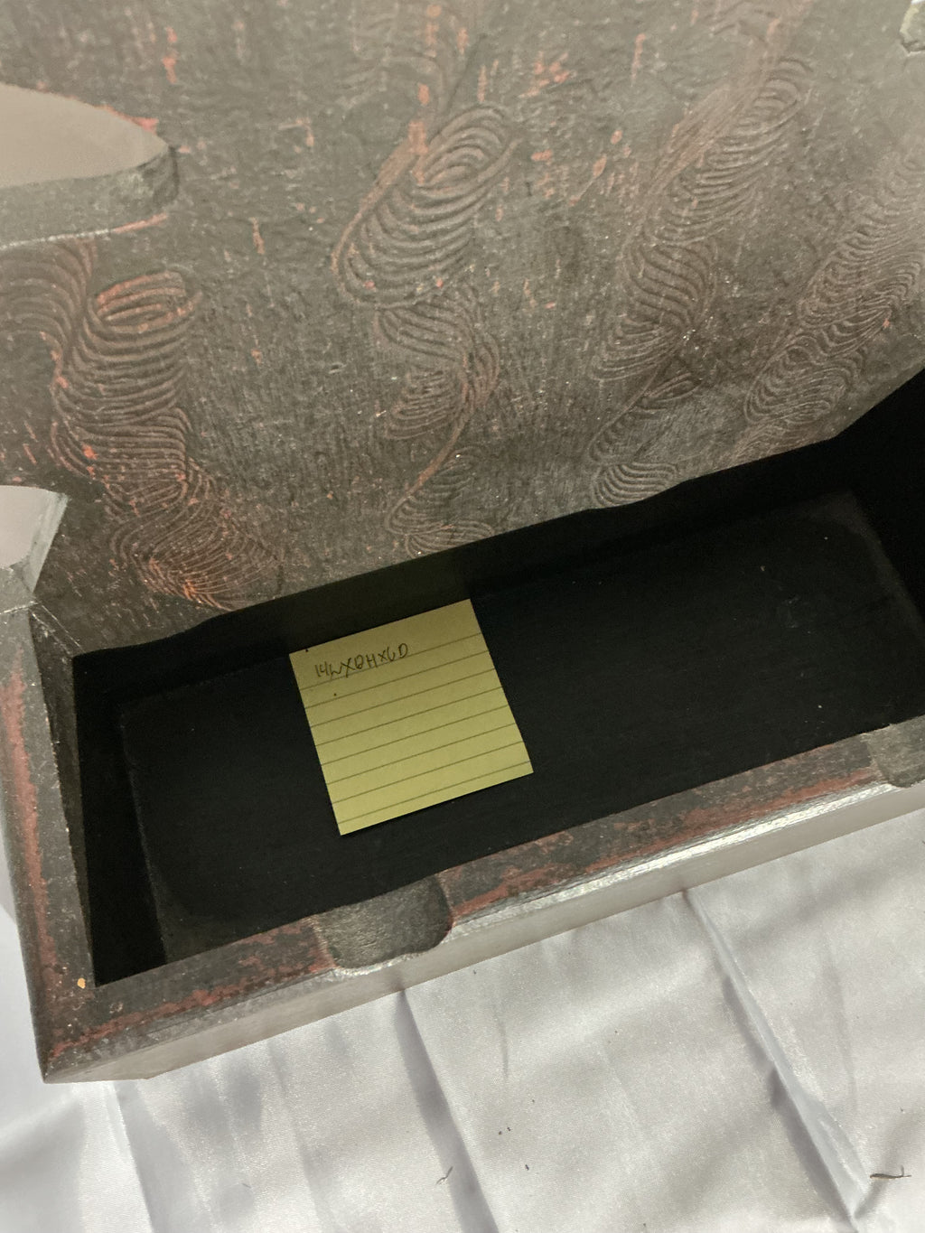 Hand grained wall box