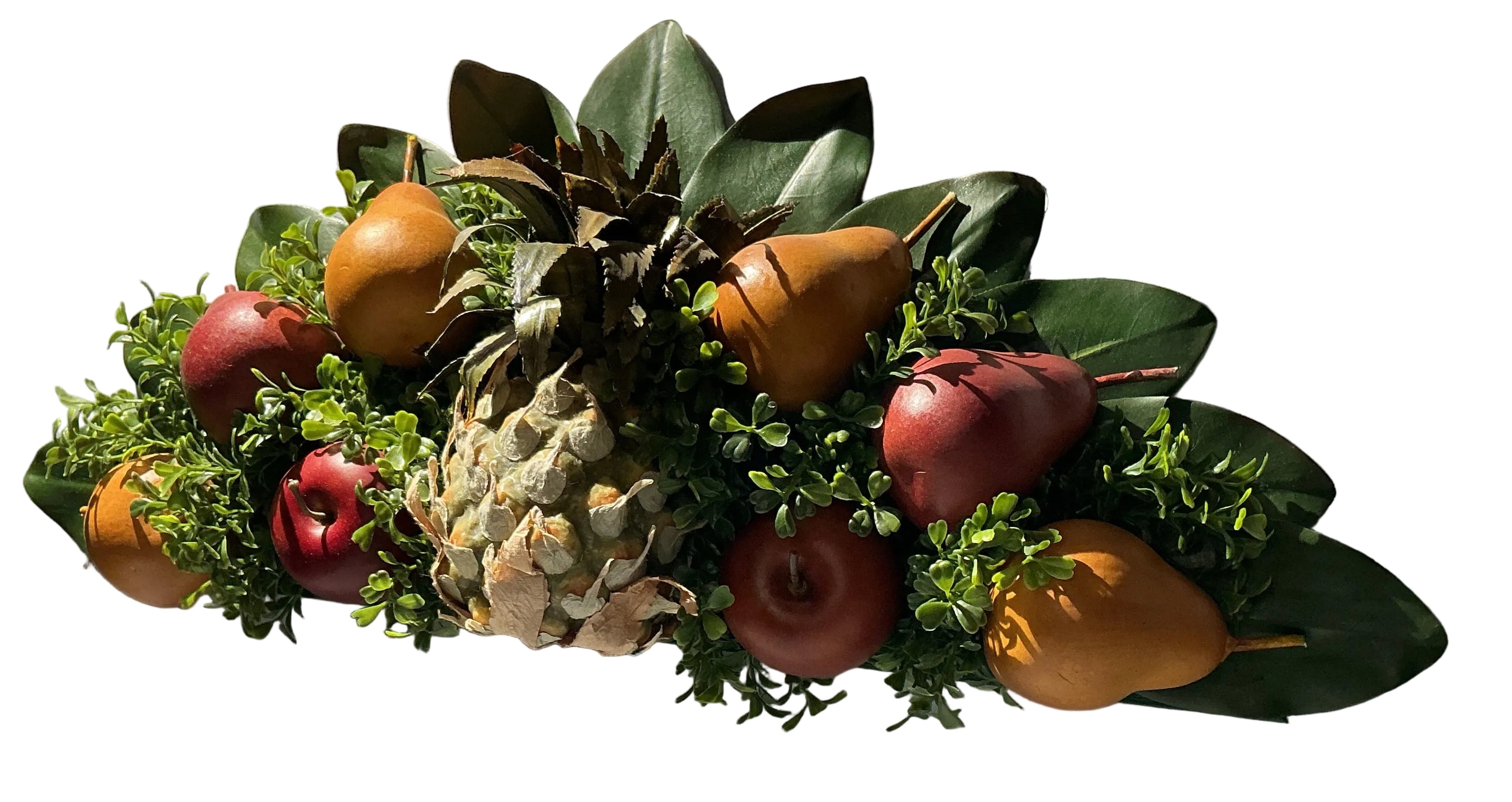 Colonial Williamsburg over the door fruit arrangement