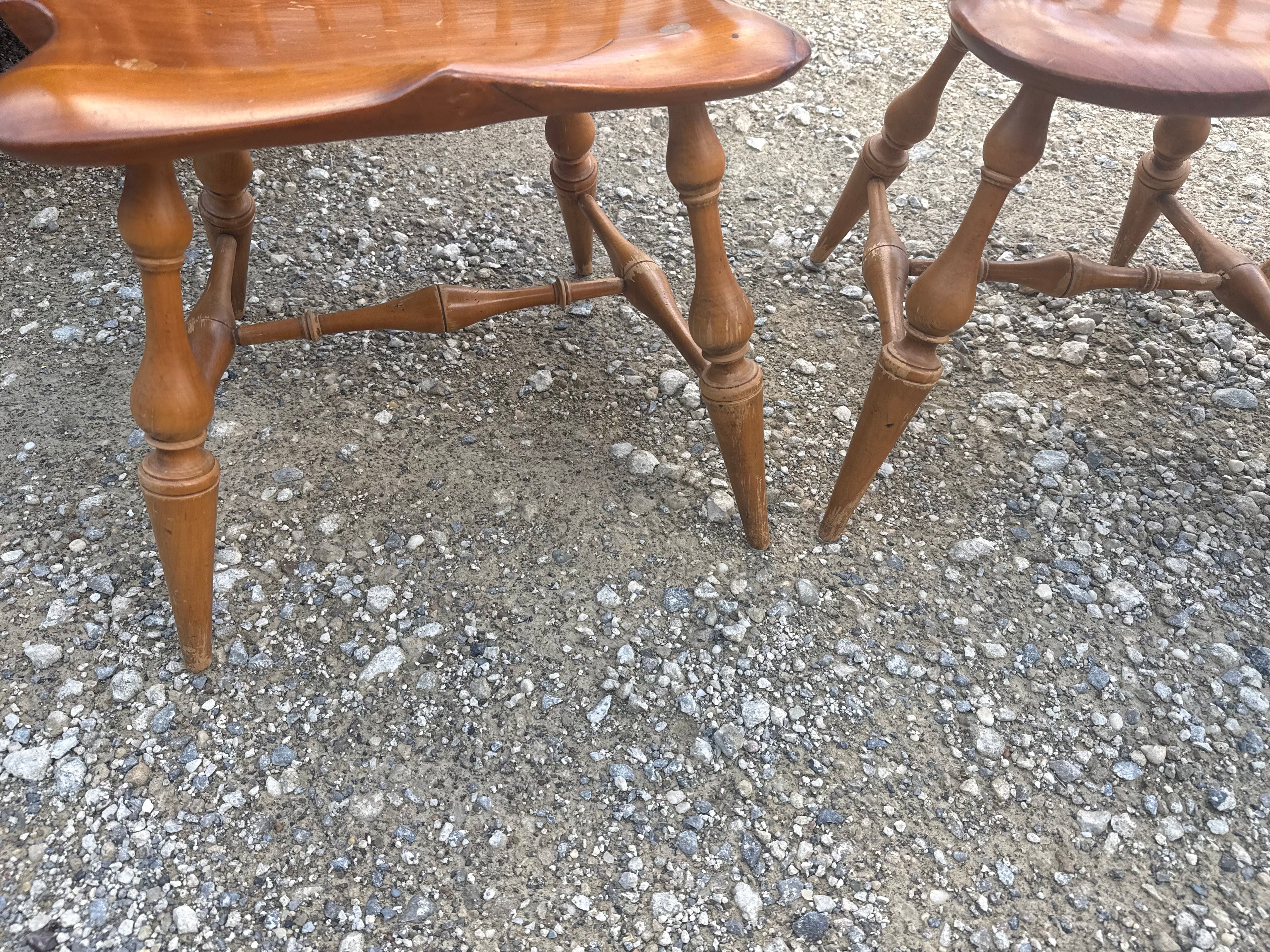 Six D.R. Dimes Windsor Chairs